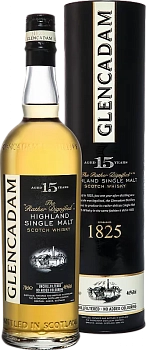 Виски Glencadam Highland Single Malt Scotch Whisky 15 y.o. gift box 40% 700 мл