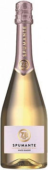 Игристое вино   ZB Spumante  White  Semidry   750 мл