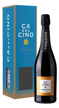 Игристое вино  Valdo Ca del Cino Prosecco DOC Extra Dry в подарочной упаковке 2024  750 мл 11%