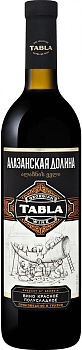 Вино Табла Алазанская Долина Кахетинское традиционное виноделие красное 750 мл
