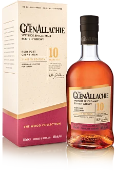 Виски GlenAllachie 10 Year Old o Ruby Port Cask Finish 700 мл  48%