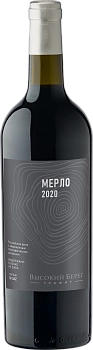 Вино Высокий берег Мерло Графит  2020 750 мл 13 %