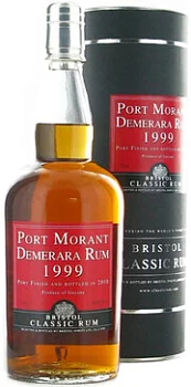 Ром Bristol Classic Rum Port Morant  Demerara Rum gift tube  1999 700 мл