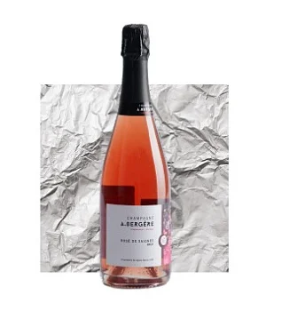 Шампанское  A. Bergere ROSÉ DE SAIGNÉE BRUT gift box  2018 750 мл