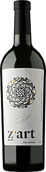 Вино Z'art  Red   Dry  З'арт  красное сухое  2019  750 мл