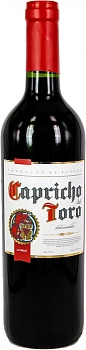 Вино Capricho del Toro red semi sweet  750 мл