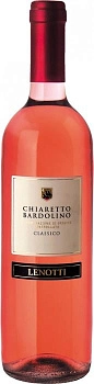 Вино Lenotti Chiaretto Bardolino DOC Classico Ленотти Кьяретто Бардолино Классико 750 мл