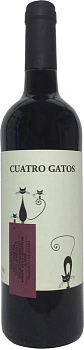 Вино Cuatro Gatos Tempranillo  750 мл 11,5%