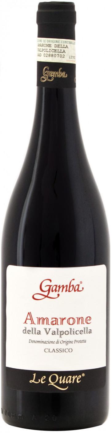 Gamba  Le Quare Amarone della Valpolicella DOP Classico  Гамба  Ле Кваре Амароне делла Вальполичелла Классико  2013 375 мл