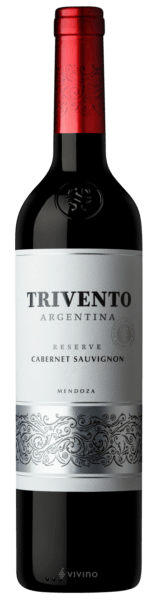 Вино Trivento Reserve Cabernet  Тривенто Резерв Каберне Совиньон 2019  750 мл