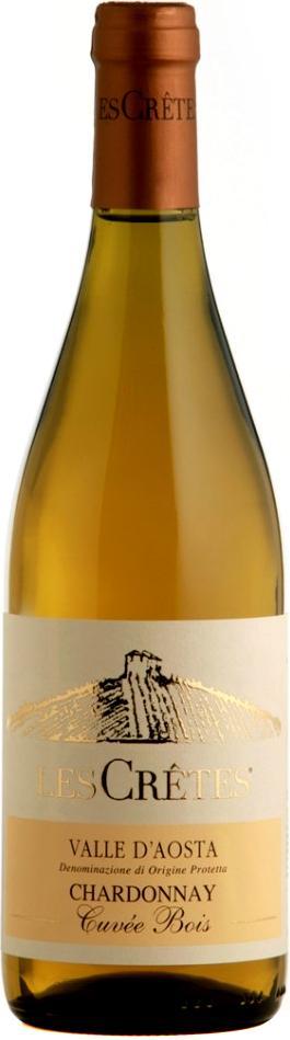 Вино Les Cretes  Chardonnay Cuvee Bois  2018 750 мл