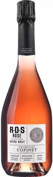 Шампанское  Copinet Marie   Mademoiselle Victoire  Rose De Saignee Extra Brut 2015 750 мл 12,5 %