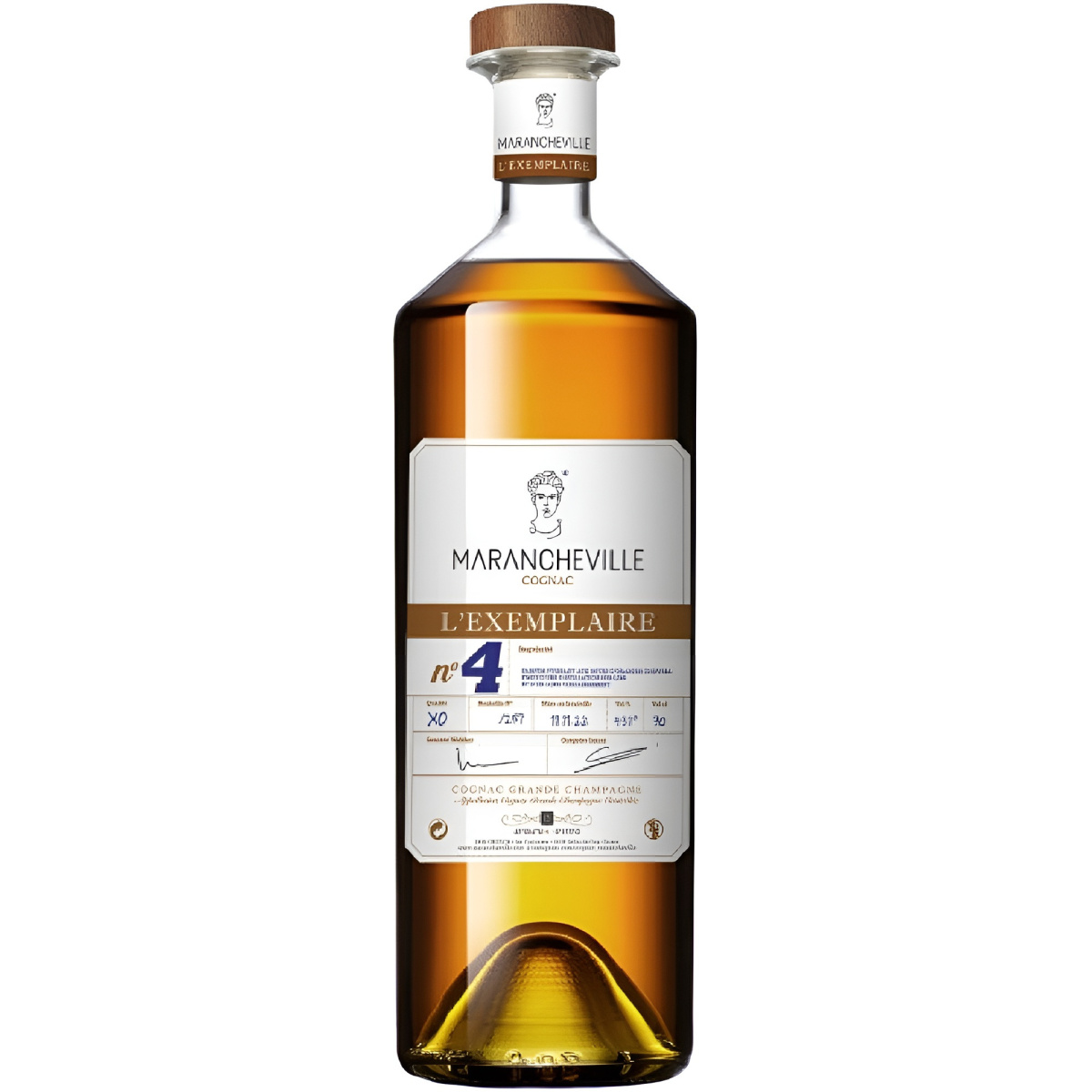 Коньяк Marancheville L'Exemplaire №4 Cognac Grande Champagne АОC gift box  700 мл