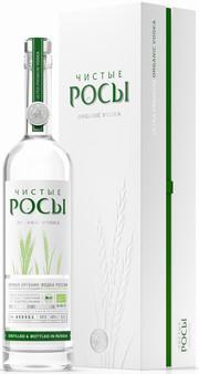 Водка Чистые Росы в подарочной коробке 700 мл