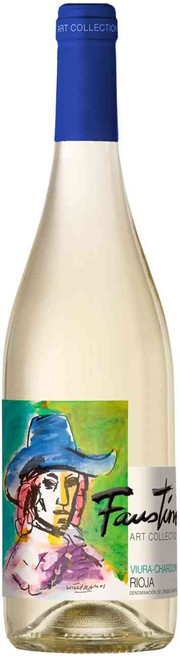 Вино Faustino  Art Collection  Viura-Chardonnay Rioja  Фаустино Арт Коллекшн  Виура-Шардоне  2018  750 мл
