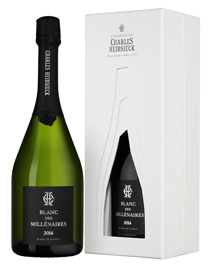 Шампанское Charles Heidsieck Blanc des Millénaires Blanc de Blancs Brut gift box 2014  750 мл
