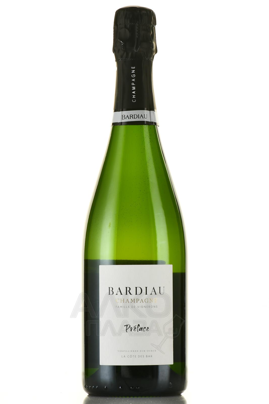 Шампанское  Bardiau Preface  Brut Nature 750 мл