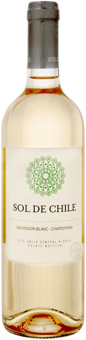 Вино Sol de Chile Sauvignon Blanc-Chardonnay Valle Central DO  Соль де Чили Совиньон Блан-Шардоне 2020 750 мл