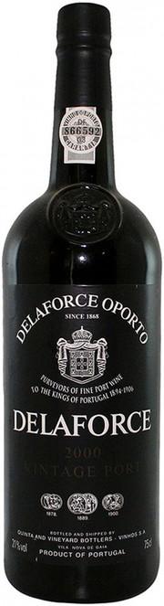 Портвейн  Delaforce Vintage Port   2000 750  мл
