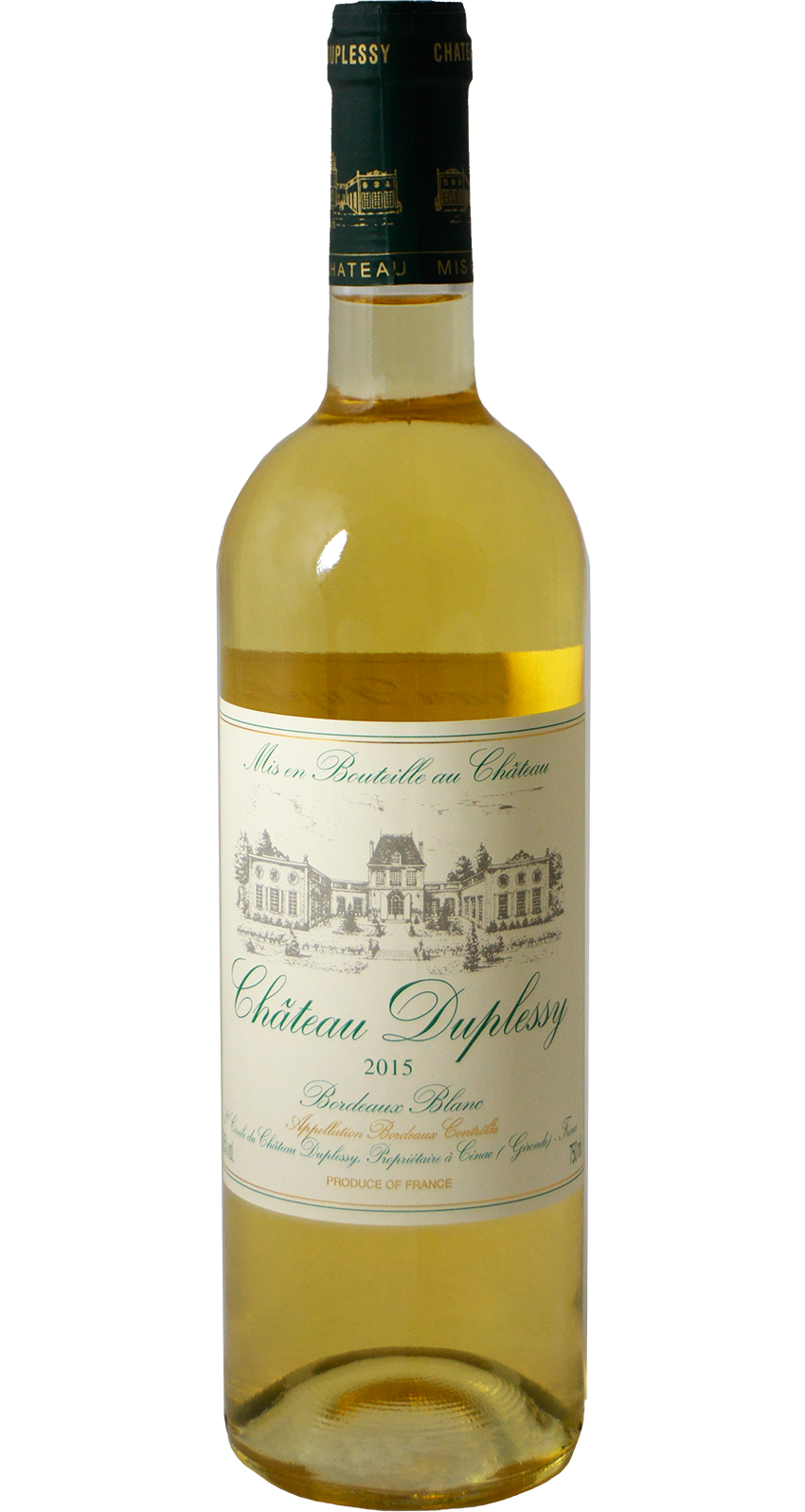 Вино Chateau Duplessy blanc Шато Дюплесси Блан 2015 750 мл