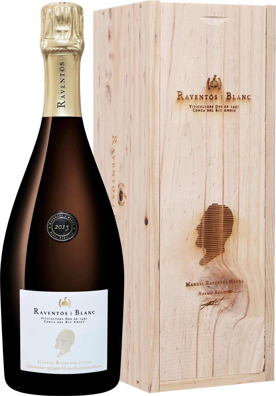 Игристое вино  Manuel Raventos Negra Raventos i Blanc Brut Nature  2015 750мл