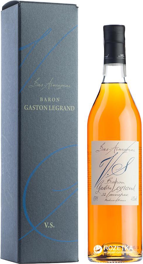 Арманьяк Baron G. Legrand VS Bas Armagnac gift in box 700 мл