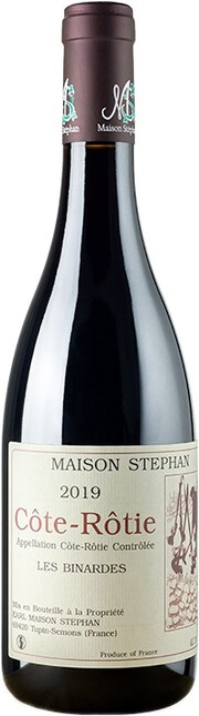 Вино Maison Stephane  Les Binardes Cote-Rotie AOC  Мезон Стефан  Ле Бинард 2019 750 мл