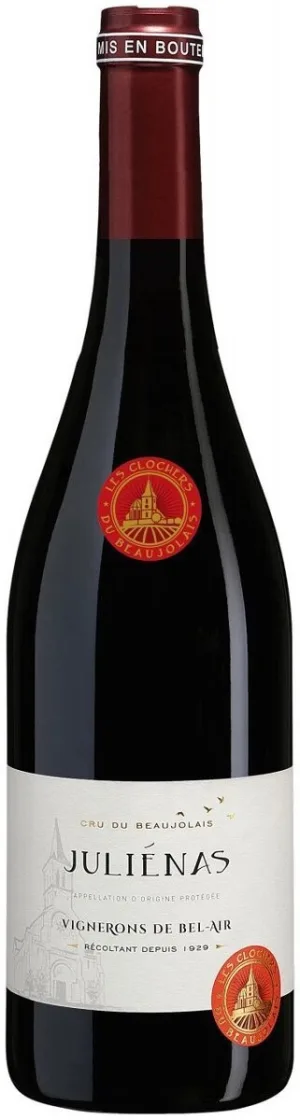 Вино Vignerons del Bel Air Les Clochers Julienas AOP 2024 750 мл  13 %