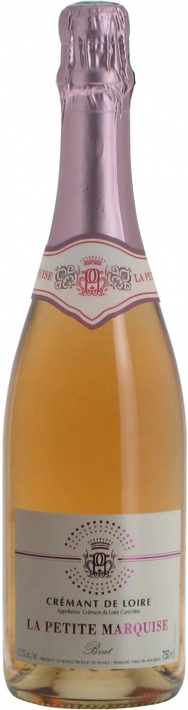 Игристое вино Alliance Loire  La Petite Marquise Crémant de Loire Rose Brut 750 мл  12,5%