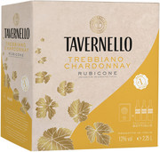 Вино Tavernello Trebbiano–Chardonnay Rubicone IGT Тавернелло Треббьяно-Шардоне 2021  2250  мл 13%