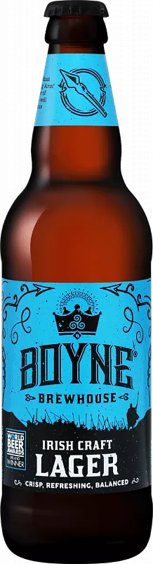 Пиво Boyne Irish Craft Lager  Бойне Айриш Крафт Лагер  стекло 500  мл