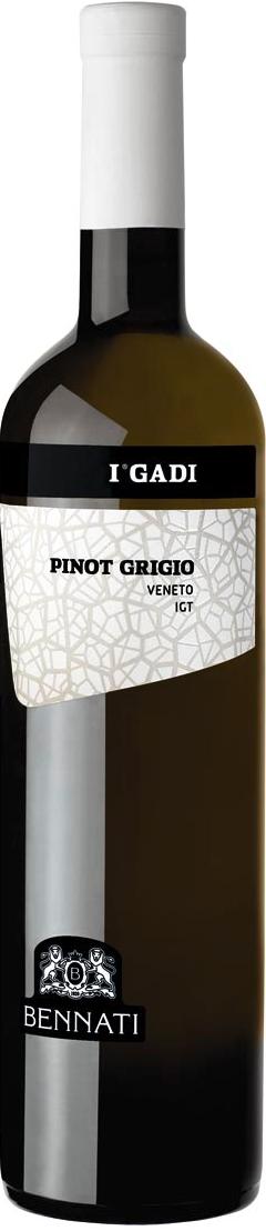 Вино Bennati I Gadi Pinot Grigio IGT Veneto  2018 750 мл