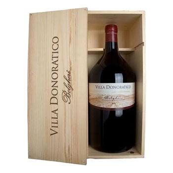 Вино Argentiera Villa Donoratico in wooden case Вилла Доноратико в деревянном футляре 2016 3000 мл