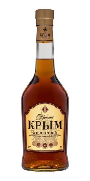 Коньяк Золотой  Крым  3 года 500 мл