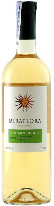 Вино Miraflora White Central Valley DO Мирафлора белое Центральная Долина 750 мл