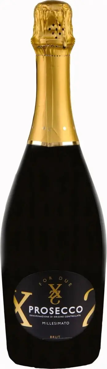 Игристое вино Vedova For Due Prosecco DOC Millesimato Brut  2023  750 мл