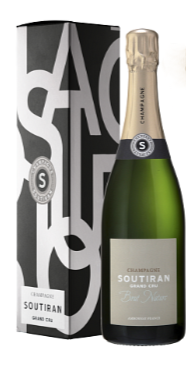 Шампанское Soutiran Brut Nature Grand Cru gift box  750 мл