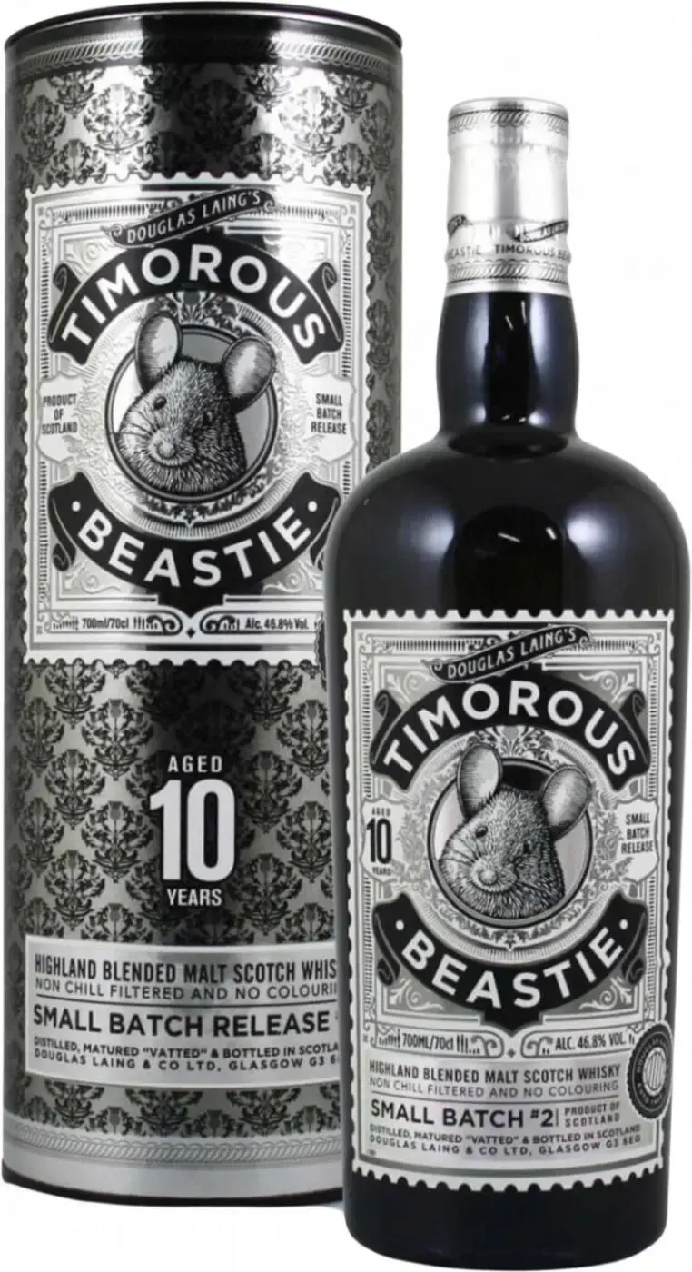 Виски Timorous Beastie 10 Years Old in tube  700 мл