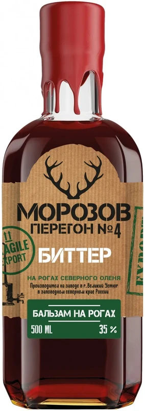 Бальзам Морозов Перегон №4. Биттер на рогах  500 мл