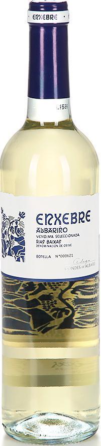 Вино  Condes de Albarei Enxebre Albarino Vendimia Seleccionada DO Rias Baixas  Кондес де Альбарей Эншебре Вендимиа Селексионада  Риас Байшас 2017 750 мл