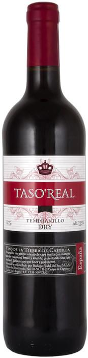Вино красное полусладкое "Taso Real" Tempranillo,  "Тасо Реаль" Темпранильо 2018 750 мл