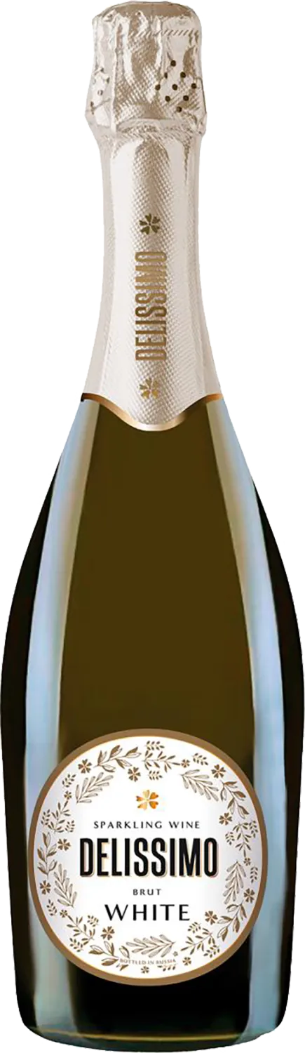 Игристое вино  Delissimo  White Brut    750 мл