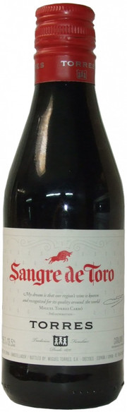 Вино  Torres Sangre de Toro  Original   2018 187  мл