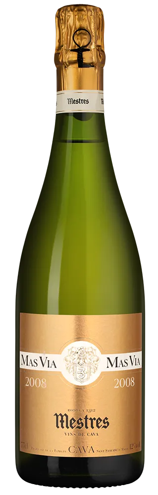 Игристое вино Mestres Cava Mas Via Gran Reserva Brut  2008   750 мл
