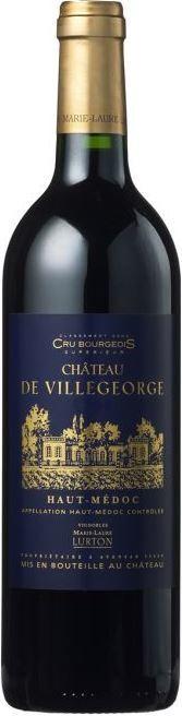Вино Chateau De Villegeorge Cru Bourgeois Superieur Haut Medoc AOC Шато де Вилльжорж 2010 750 мл
