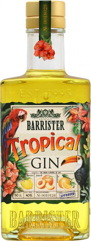 Джин Barrister Tropical Gin 500 мл