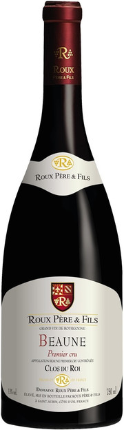 Вино Roux Pere et Fils Beaune Premier Cru "Clos du Roi" AOC   Ру Пэр & Фис   Бон Премье Крю "Кло дю Руа" 2018   750 мл