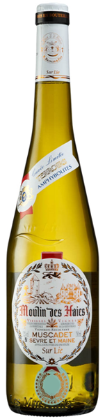 Вино  Moulin des Haies Muscadet Sevre et Maine Sur Lie  2018 750 мл