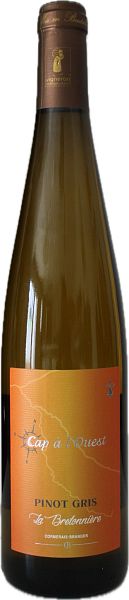 Вино Cormerais Branger Pinot Gris Cap à l'Ouest La Bretonniere Val de Loire IGP 2024  750 мл