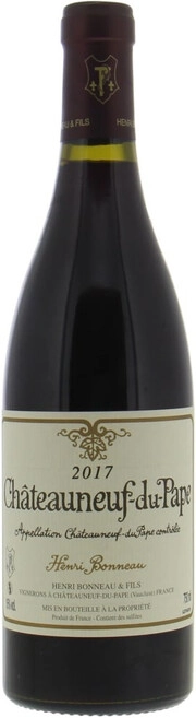 Вино Henri Bonneau Chateauneuf-du-Pape    2017  750 мл 14,5%